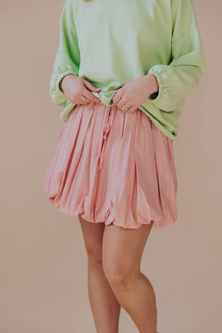 Olivia Balloon Skirt - Roze