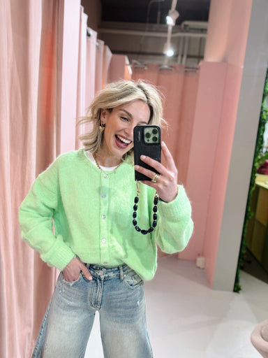 Olly Cardigan - Lichtgroen