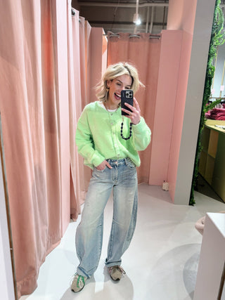 Olly Cardigan - Lichtgroen