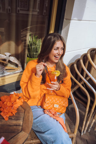 Olly Cardigan - Oranje