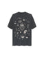 Oversized Graphic T-shirt - Donkergrijs