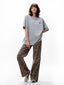 Oversized graphic T-shirt - Grijs