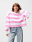 Oversized Striped Long Sleeve - Rosebloom