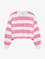 Oversized Striped Long Sleeve - Rosebloom