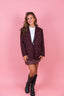 Pearl Blazer - Bordeaux