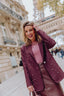 Pearl Blazer - Bordeaux