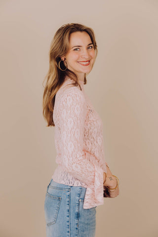 Pip Lace Top - Roze