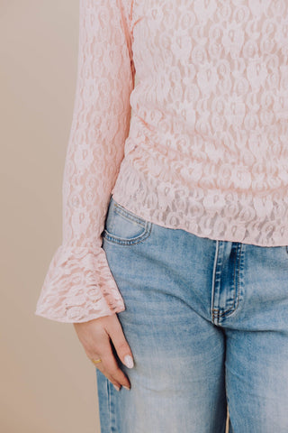 Pip Lace Top - Roze