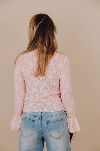Pip Lace Top - Roze