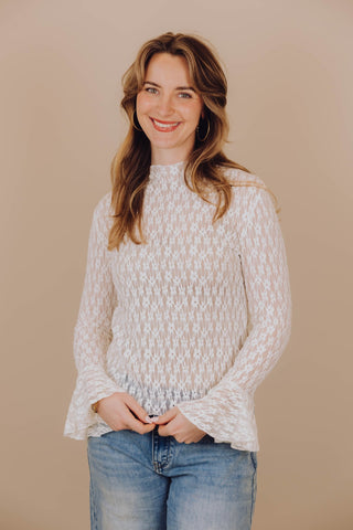 Pip Lace Top - Wit