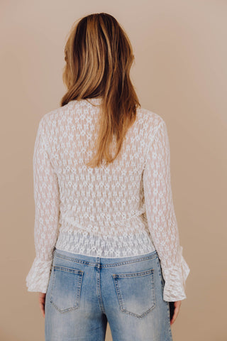 Pip Lace Top - Wit