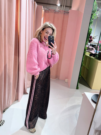 Priscilla Pants - Leopard/Roze