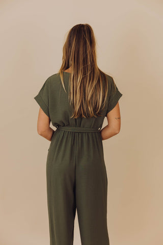 Reza Jumpsuit - Donkergroen