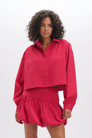 Rhea Skirt - Raspberry