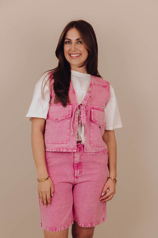 Rianne Gilet - Roze