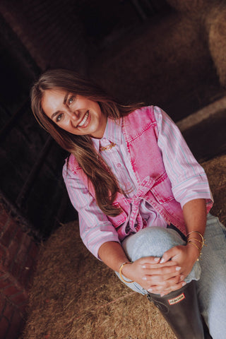Rianne Gilet - Roze