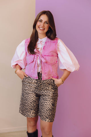 Rianne Gilet - Roze