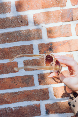Rio Sunglasses - Ecru Transparent