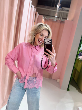 Roxy Blouse - Roze