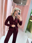 Sabrina Jumpsuit - Bordeaux