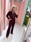 Sabrina Jumpsuit - Bordeaux