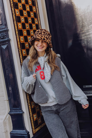 Mara Teddy Gilet - Grijs