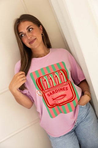 Sardines Tee - Lila
