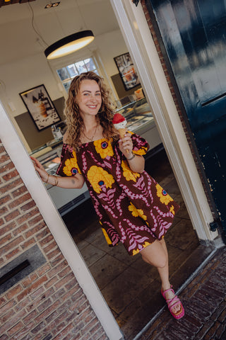 Hilde Dress - Bruin