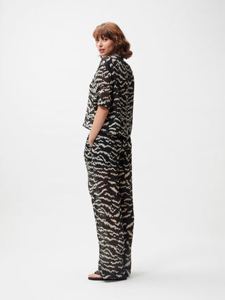 Short Sleeve Blouse - Tiger
