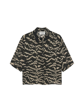 Short Sleeve Blouse - Tiger
