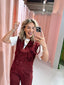 Skye Gilet - Bordeaux