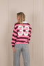 Skyler Striped Polo - Roze