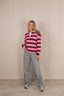 Skyler Striped Polo - Roze