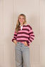 Skyler Striped Polo - Roze