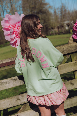 Slow Down Sweater - Groen