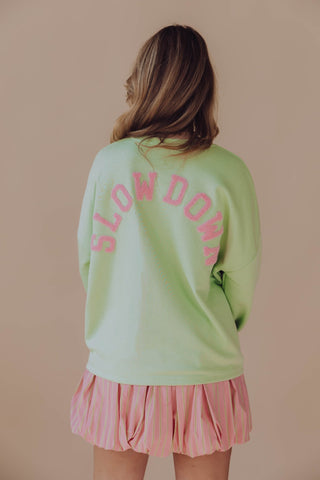 Slow Down Sweater - Groen