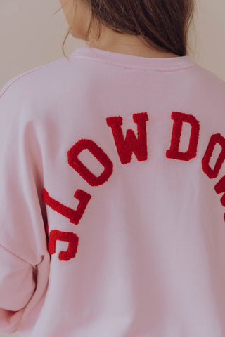 Slow Down Sweater - Lichtroze