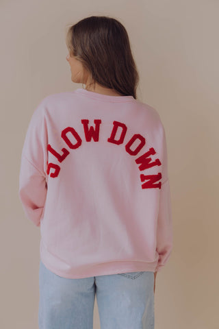 Slow Down Sweater - Lichtroze