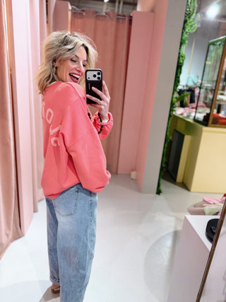 Slow Down Sweater - Roze