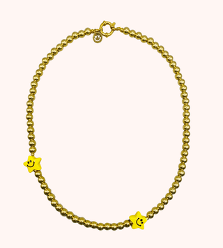 Smiley Gold Necklace - Bonnie Studios