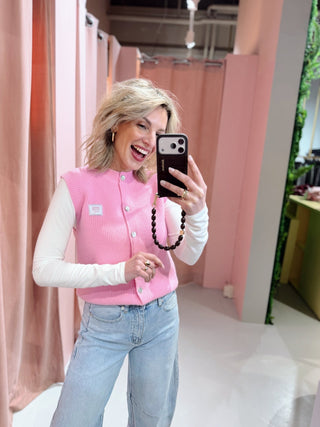 Soho Gilet - Roze