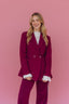 Solange Blazer - Bordeaux