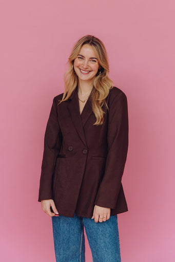 Solange Blazer - Bruin