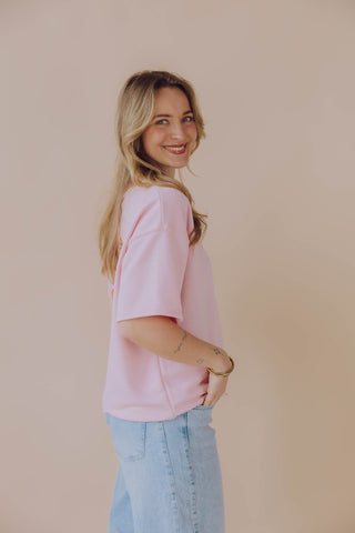 Soleil Tee - Lichtroze