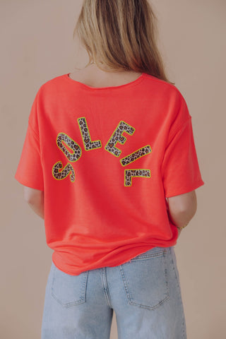 Soleil Tee - Neon Roze