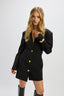 Star Blazer Dress - Zwart