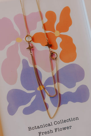 Stars Necklace - Goud