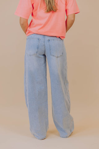 Sterre Balloon Jeans - Lichtblauw