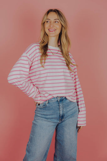 Striped Long Sleeve - Rosebloom