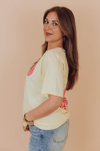 Los Angeles Tee - Geel
